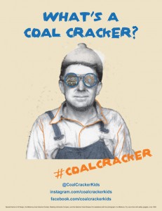 Coal Cracker, a new youth-led media project based in Mahanoy City, invites the public to answer the question "What's a Coal Cracker?" by writing on, drawing on or decorating this 24" x 36" poster on display at the Mahanoy City Public Library through mid-January 2014.