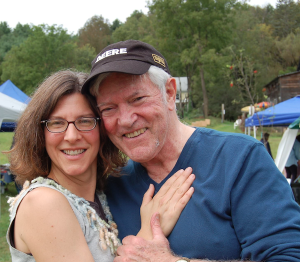 Photo of author Tom Kane with Sandy Long of Heron's Eye Communications.